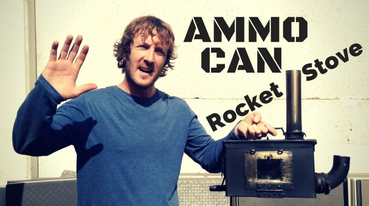 Ammo can rocket stove mk II