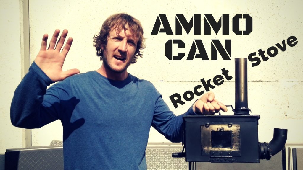 Ammo can rocket stove mk II