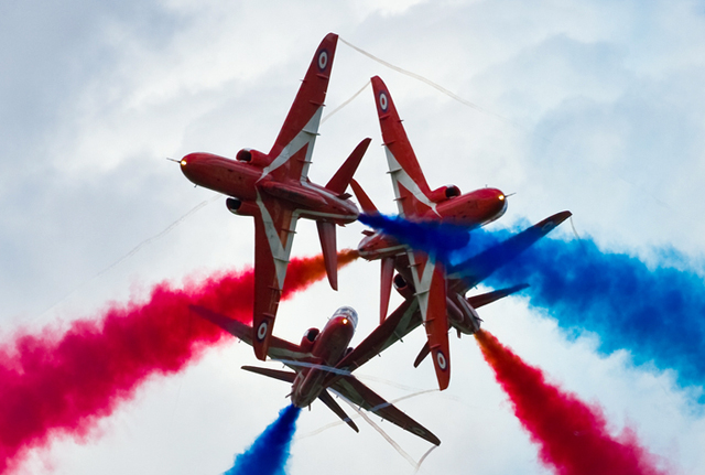 Aerobatic team red arrows