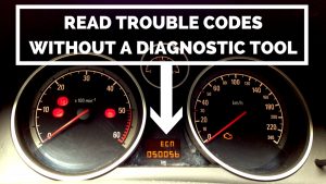 Read trouble codes WITHOUT a diagnostic tool