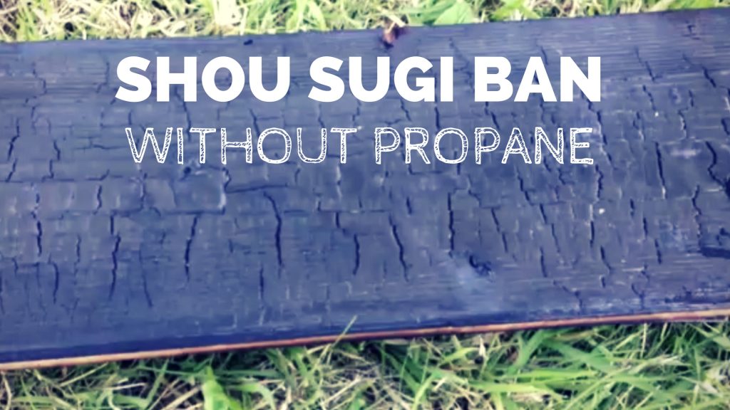 How To DIY Shou Sugi Ban Torch Wood Burning Step By Step 