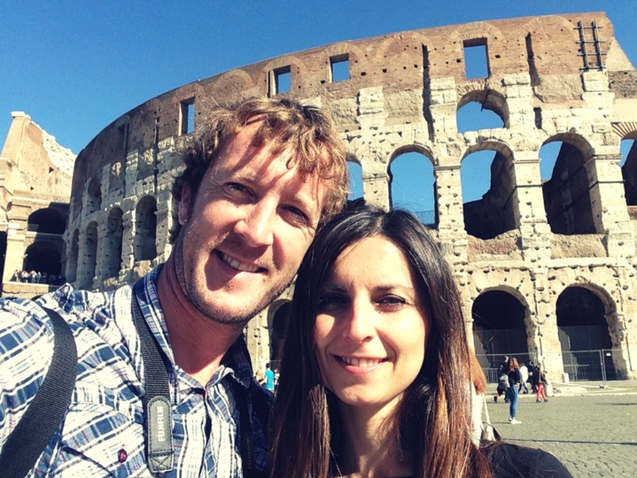 Rome in a day Chris and Rossella